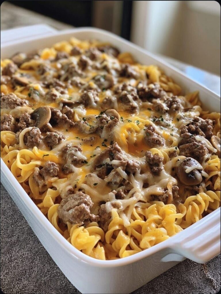 Beef Tetrazzini Casserole