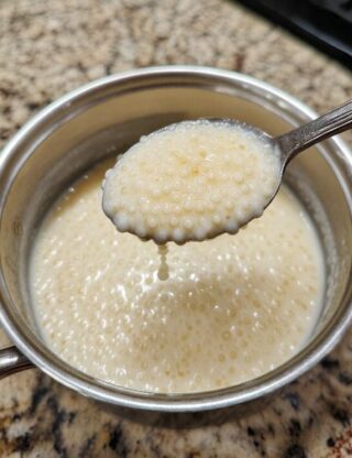 4-Ingredient Stovetop Tapioca Pudding