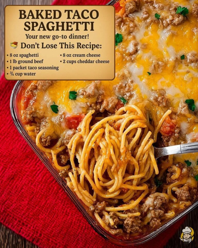 Baked Taco Spaghetti Recipe