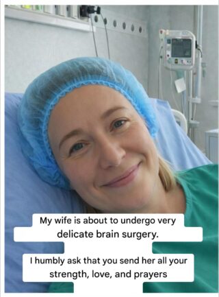 Right now, time feels different. Every second weighs more than ever before.  She’s in a hospital bed, with a quiet smile—a smile that hides fear, courage, and love all at once.  In a few moments, she’ll be taken to the operating room. A delicate surgery. A fragile line between hope and uncertainty.  I can’t walk this path for her. I can’t take away her pain. I can only hold her hand… and believe.  If you’re reading this, please send her your strength. Your love.  Your prayers.  Because sometimes, even the smallest gesture means everything.