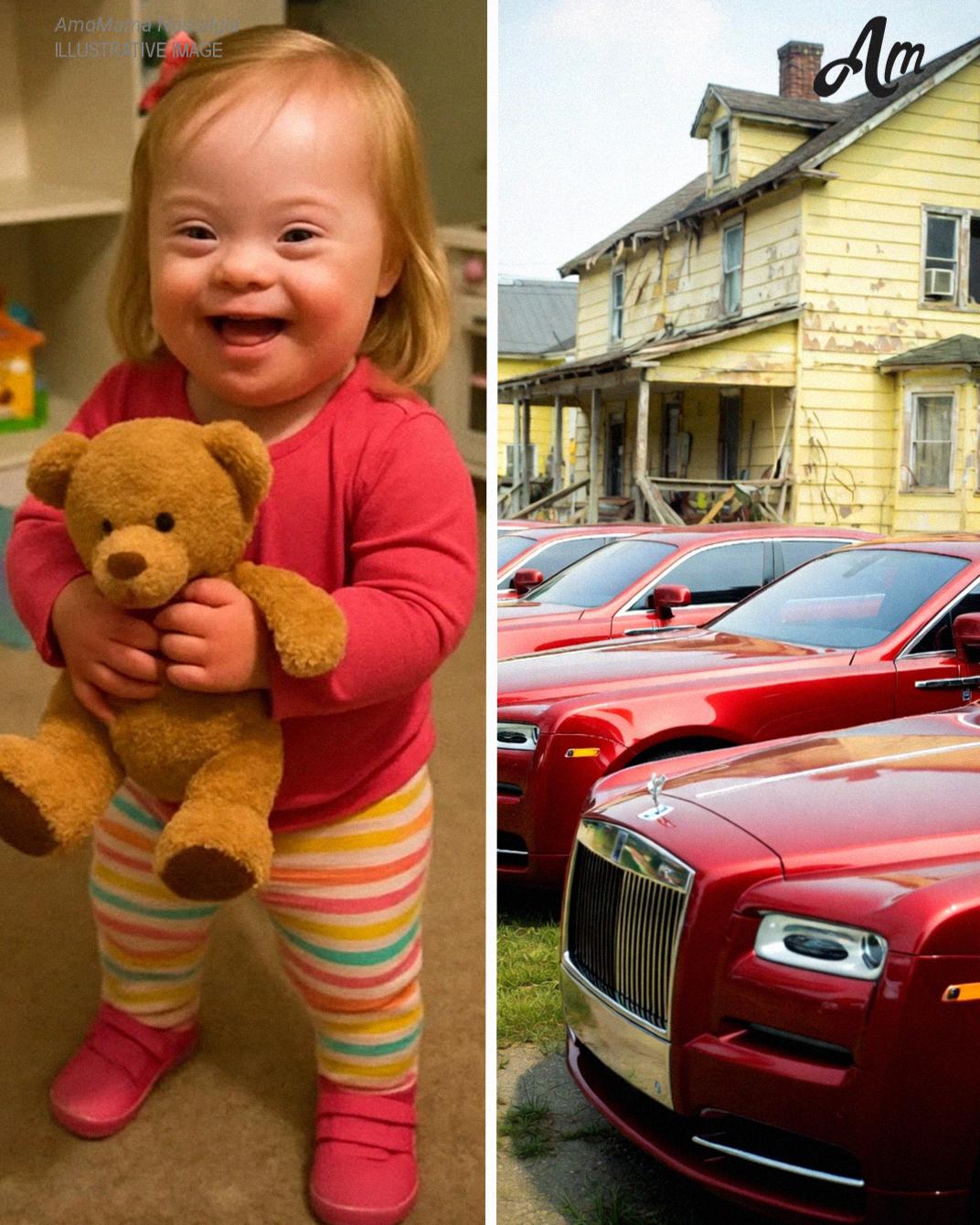 I Adopted a Girl with Down Syndrome That No One Wanted Right After I Saw 11 Rolls-Royces Parking in Front of My Porch