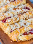 Cherry Almond Danish (Coffee Cake)