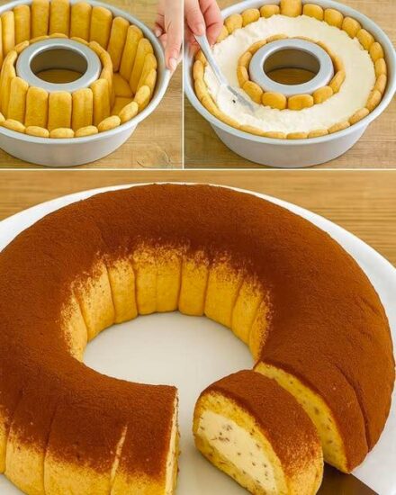 Cold Donut with Pavesini and Yogurt Ingredients