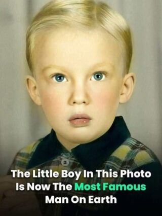The photograph of a little boy who became one of the most recognizable men today