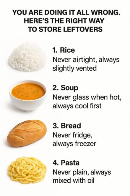 You are doing it all wrong. Here’s the right way to store leftovers. Full article 👇 💬