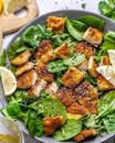 Lemony Chicken Schnitzels Salad