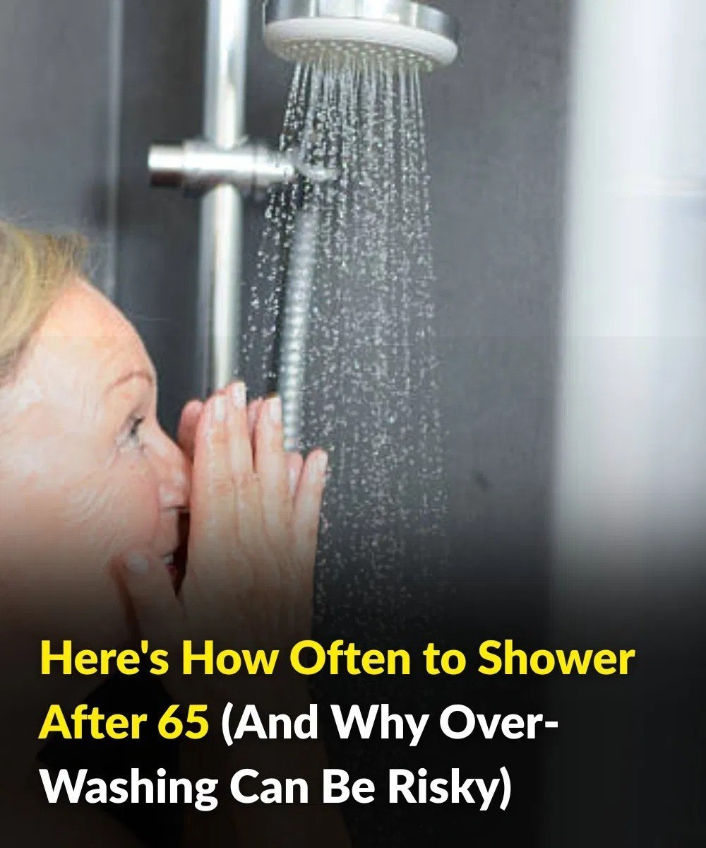 From age 65, how often should you shower (and why over-washing can be harmful to your health)
