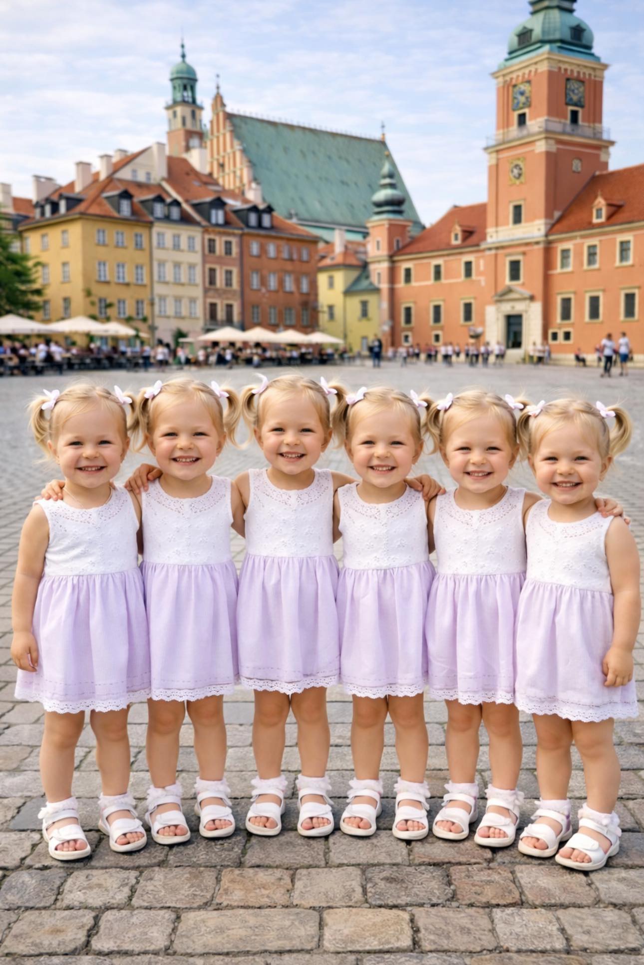 Today my six daughters turn 4! As a mother, it would make me immensely happy if you wish them a happy birthday. 🎂🥰🎉🎁