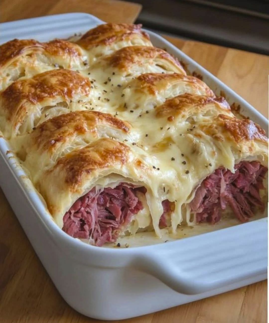 Crescent Reuben Bake