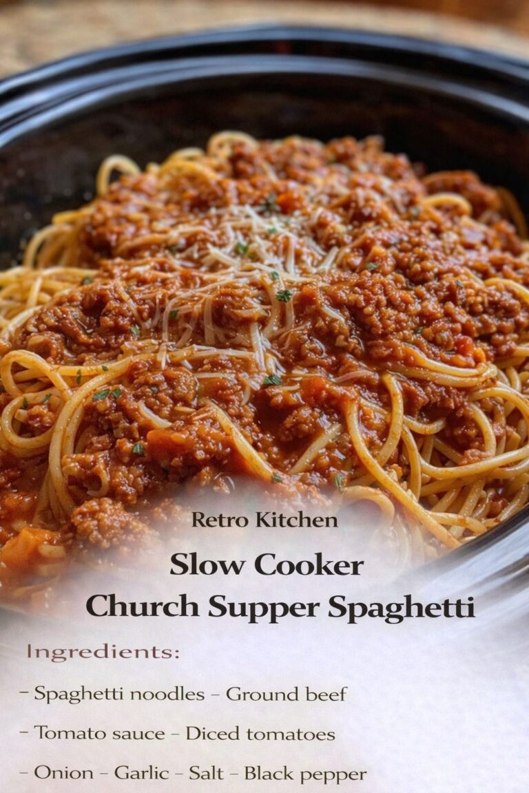 Slow Cooker Church Supper Spaghetti