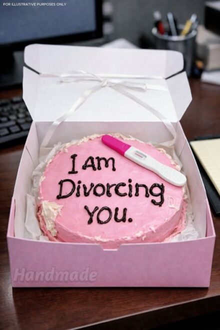 My Husband Sent Me a Divorce Message on a Cake…