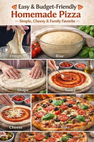Easy & Budget-Friendly Homemade Pizza