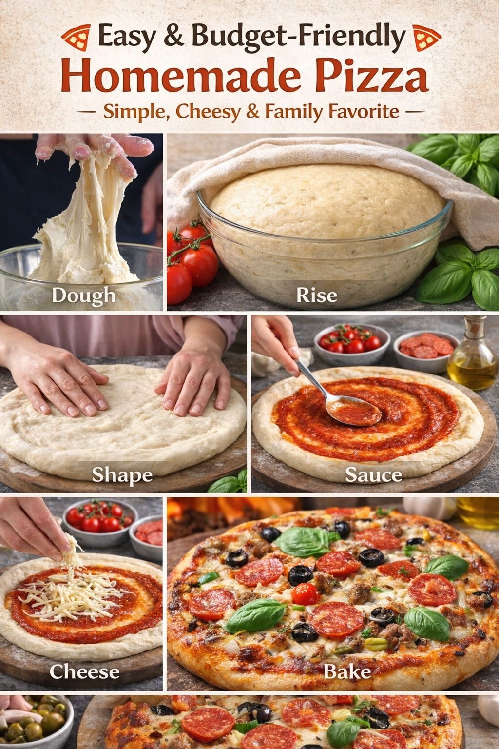 Easy & Budget-Friendly Homemade Pizza