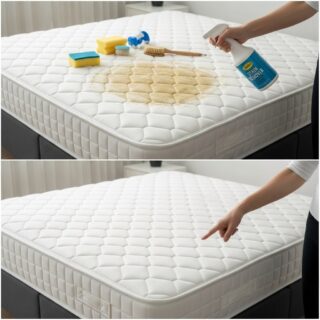 Say goodbye to mattress stains: this method will make it white again