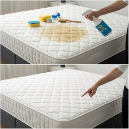 Say goodbye to mattress stains: this method will make it white again