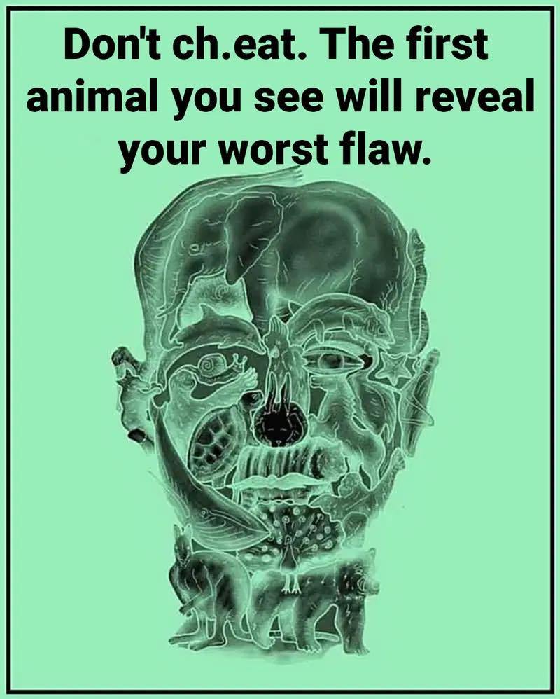 The First Animal You See in This Optical Illusion Might Reveal Your Biggest Flaw