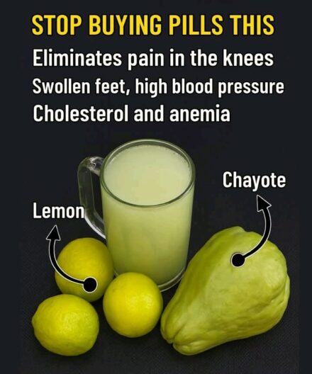 Stop Buying Pills: This Natural Drink Relieves Knee Pain, Swollen Feet, High Blood Pressure, Cholesterol, and Anemia