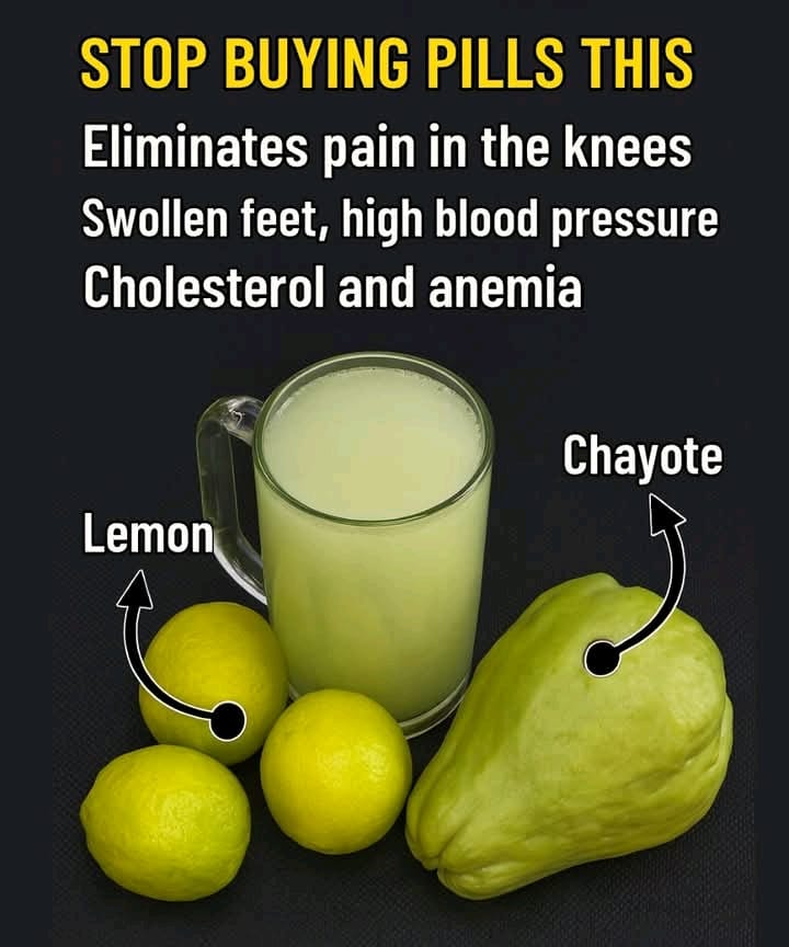 Stop Buying Pills: This Natural Drink Relieves Knee Pain, Swollen Feet, High Blood Pressure, Cholesterol, and Anemia