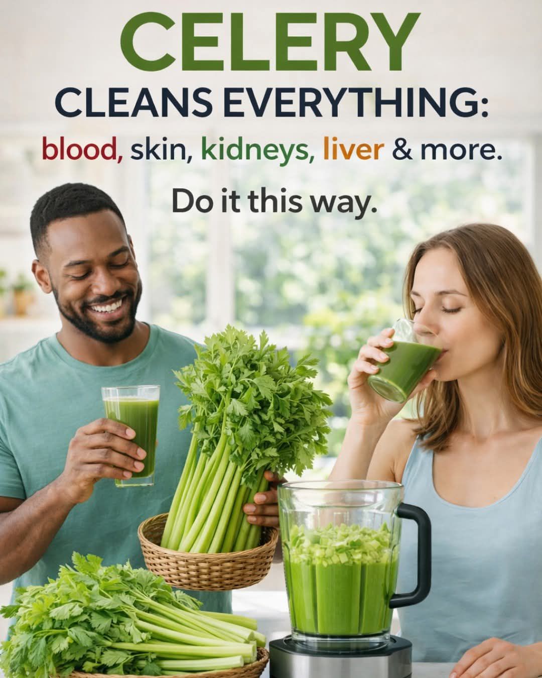 Celery juice: The secret drink that cleanses your blood, skin, and liver!