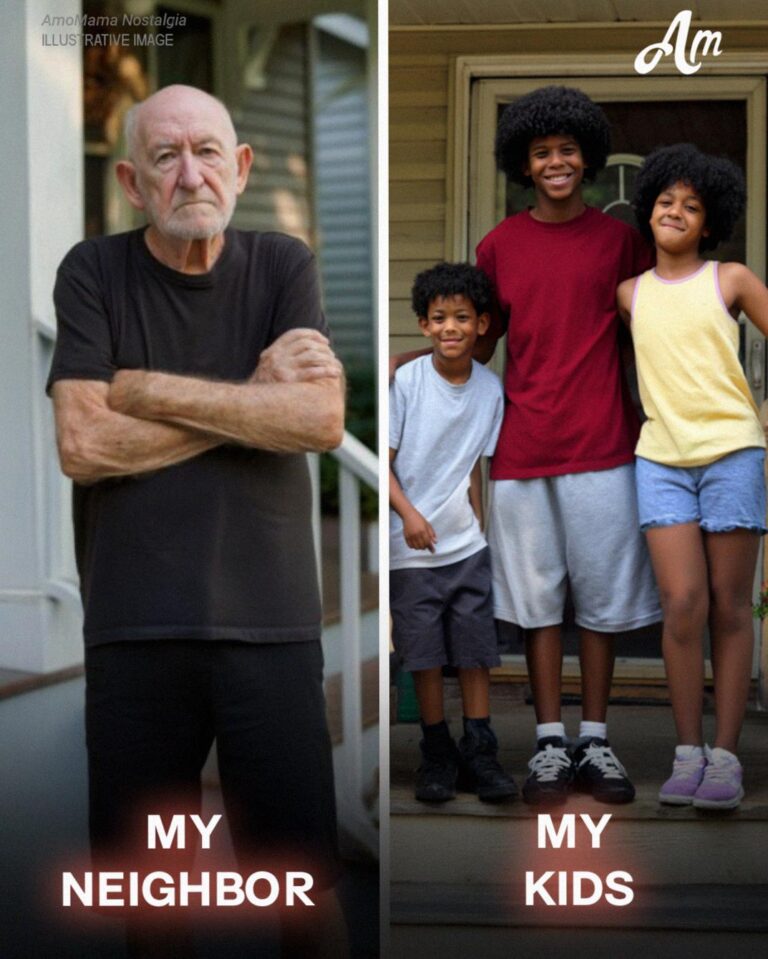 My Grumpy Neighbor Yelled at My Kids for 10 Years — When He Died, His Daughter Showed Up with a Box That Left Me Trembling