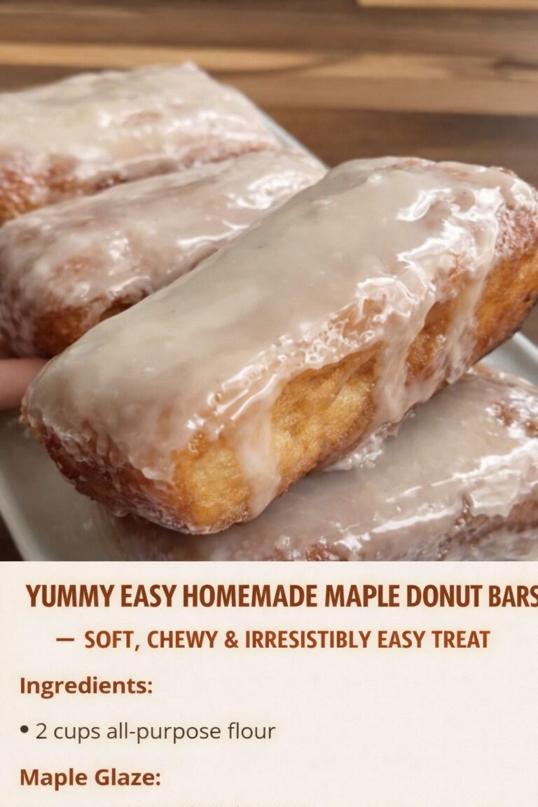 Homemade Maple Donut Bars