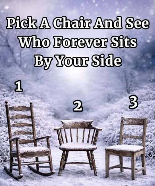 Select a Chair to Discover Who Will Always Be by Your Side!