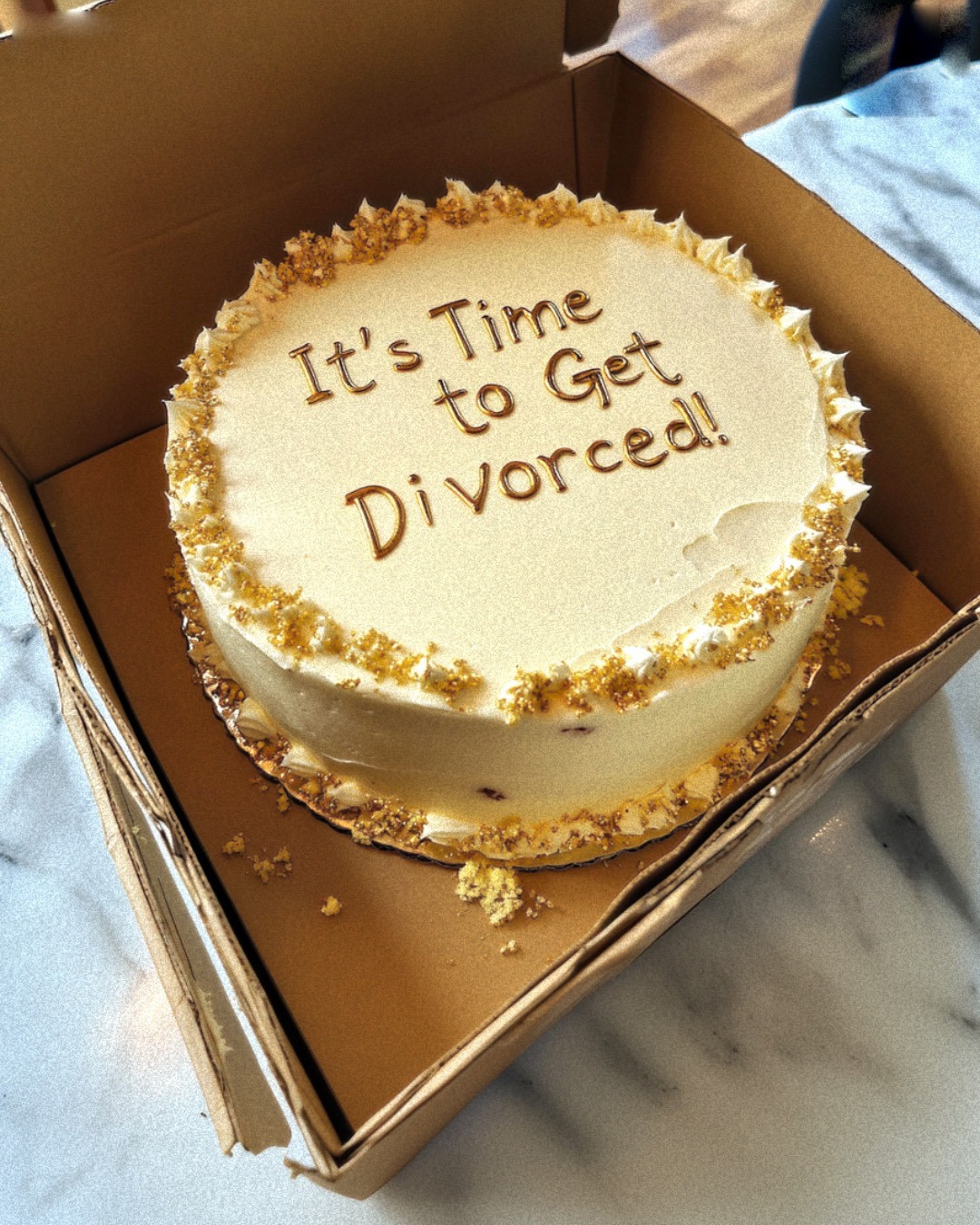“IT’S TIME TO GET DIVORCED.”