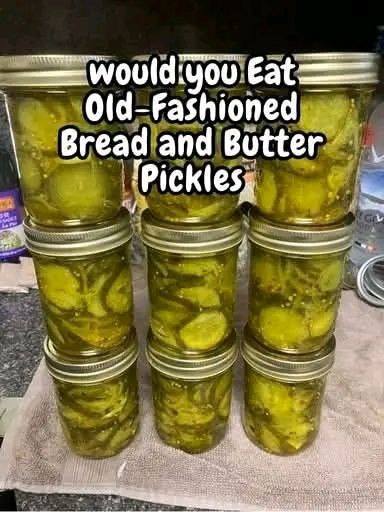 Old-Fashioned Bread and Butter Pickles