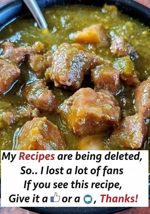 Authentic Pork Green Chili