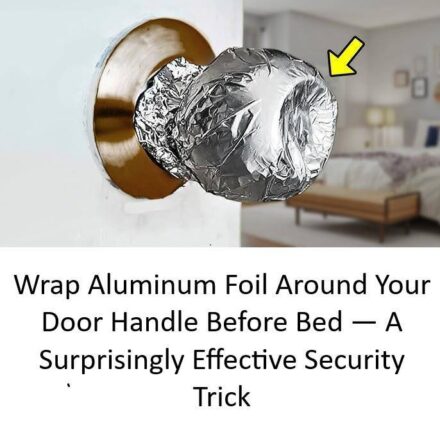 Wrap Aluminum Foil Around Your Door Handle Before Bed — A Surprisingly Effective Security Trick