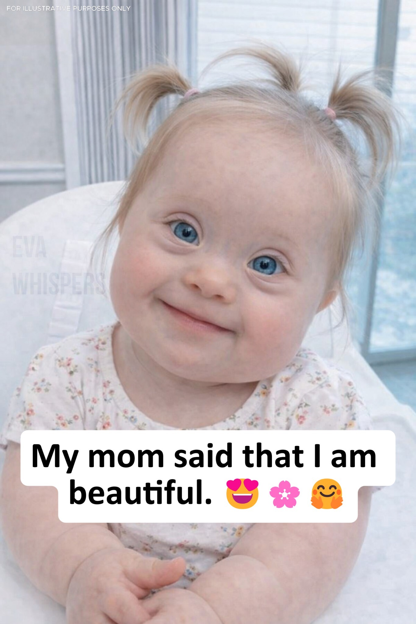 My mom says I’m beautiful… and I think she might be right 💕