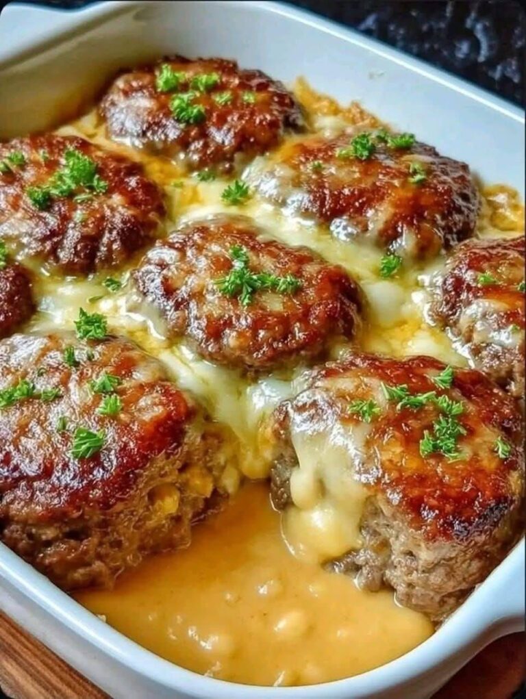 Amish Hamburger Steak Bake Recipe