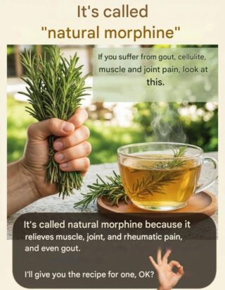 It Is Called “Natural Morphine” Because It Helps Relieve Muscle and Joint Pain, Rheumatism, and Even Gout