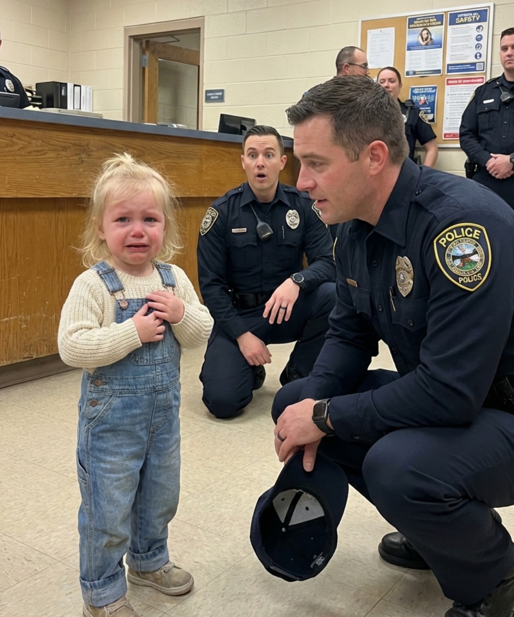 A little girl went to a police station to confess to a serious crime, but what she said left the officer completely shocked.