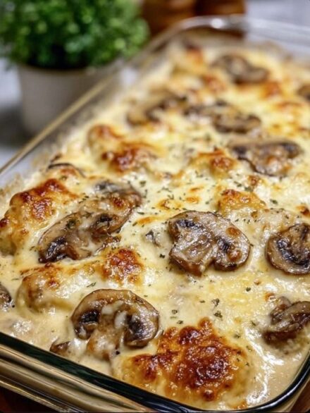 Midwest Country Creamy Chicken and Mushroom Bake
