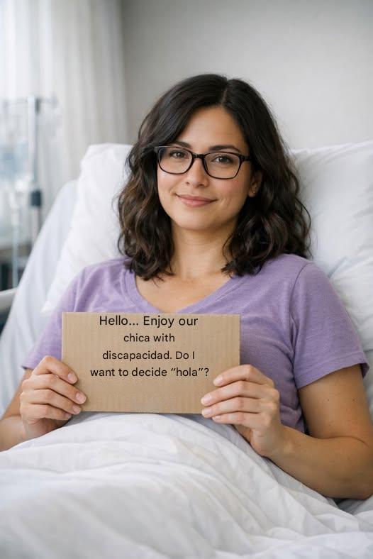 Today I’m here, in a hospital bed, trying to smile… but sometimes the hardest thing isn’t the pain. It’s the silence. I live with a disability, and I know what it’s like to feel heavy stares, or people who look away as if my existence makes them uncomfortable. I’ve learned that there are wounds you can’t see: when you’re treated as if you don’t matter, as if you don’t deserve the same affection.  But I’ve also learned something precious: a small gesture can save an entire day. A kind word. An “I’m with you.” A simple “hello” that says: I see you, I respect you, you matter.  If you’ve made it this far… if you can… just say “hello.” That’s all. Today I need to feel that I’m not alone. 🤍🙏