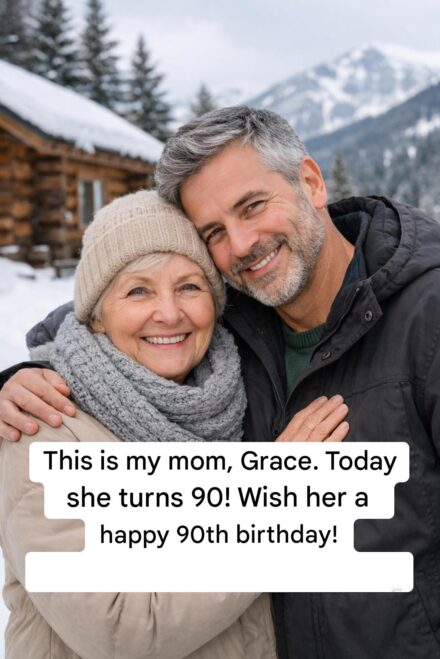 Today my mother, Grace, turns 90. 🎂💛 Ninety years of stories, silent sacrifices, and a love that never asked for anything in return.  She’s one of those people who can make the simple things feel like home—a warm bowl of soup, a kind word, a hand on your shoulder when life feels heavy. 🫶❄️ If you’ve ever been loved like this, you know how precious it is.  Today, I just want her to know how much she matters. ✨🥹