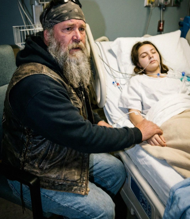 A Biker Visited My Comatose Daughter Every Day for Six Months – Then I Found Out His Biggest Secret