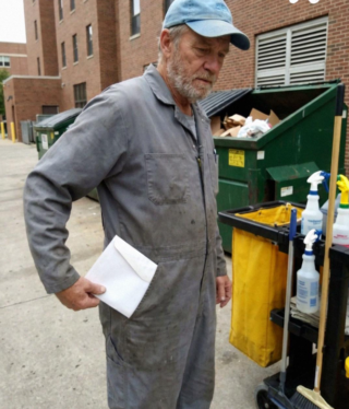 The College Janitor Saw Me Crying over My Tuition Bill and Handed Me an Envelope – When I Opened It and Learned Who He Really Was, I Went Pale