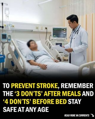 Stroke prevention tips: 3 habits to avoid after eating and 4 before bedtime