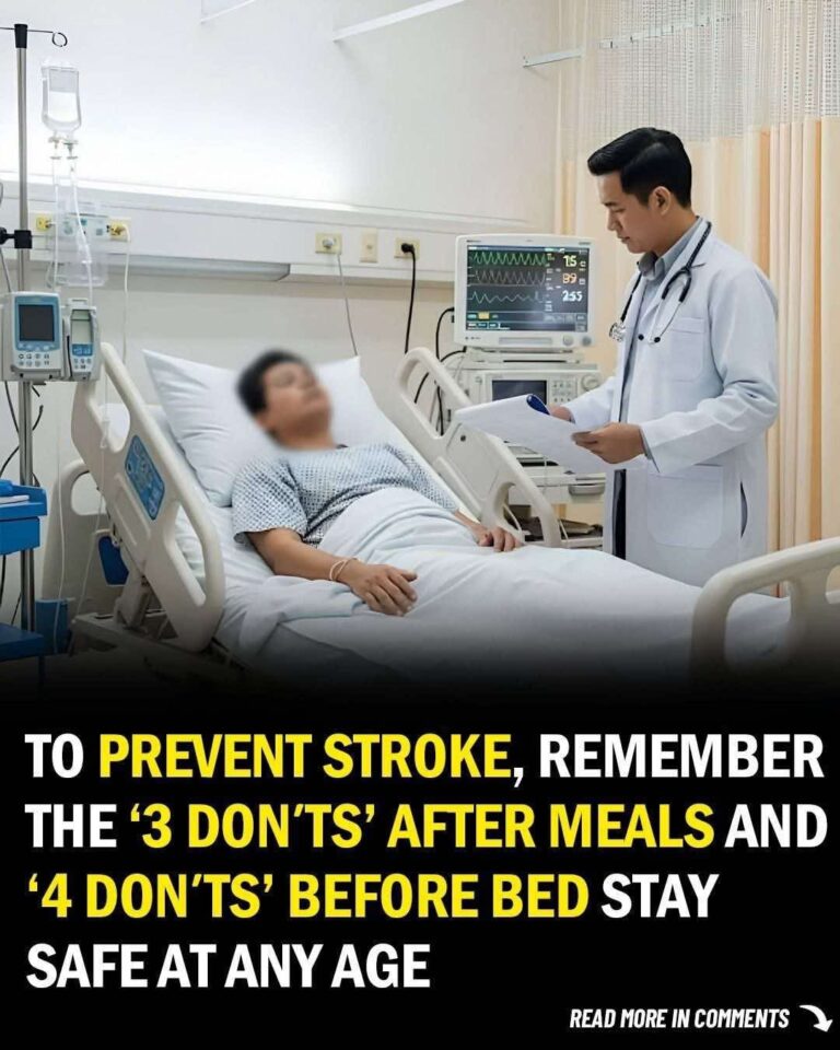 Stroke prevention tips: 3 habits to avoid after eating and 4 before bedtime