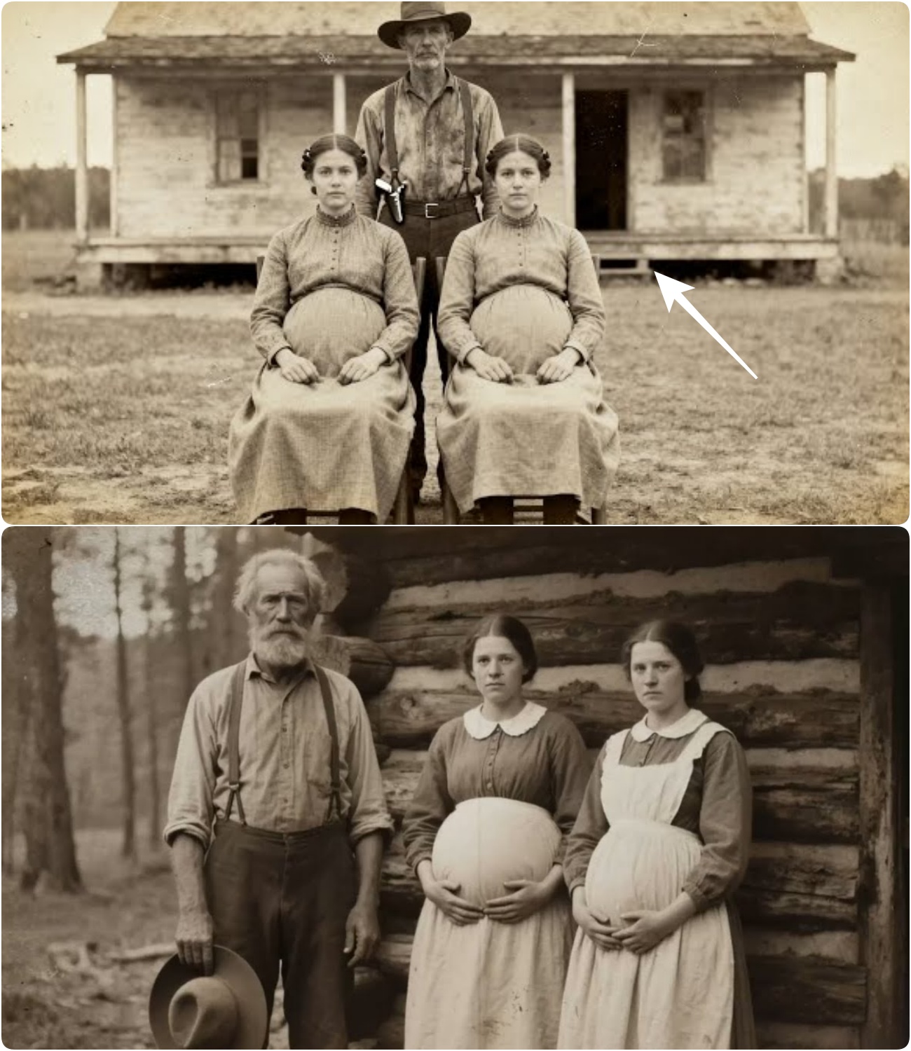 The Conjoined Ozark Sisters Who Locked Their Father in Their “Breeding” Log Cabin MO Ozarks 1885