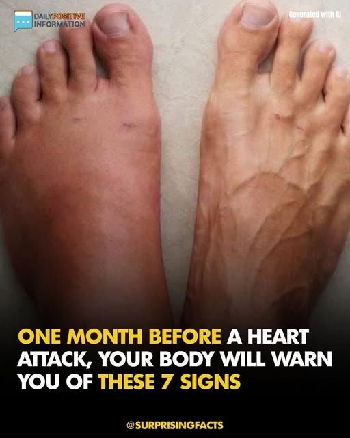 One Month Before A Heart Attack, Your Body Will Warn You Of These 7 Signs