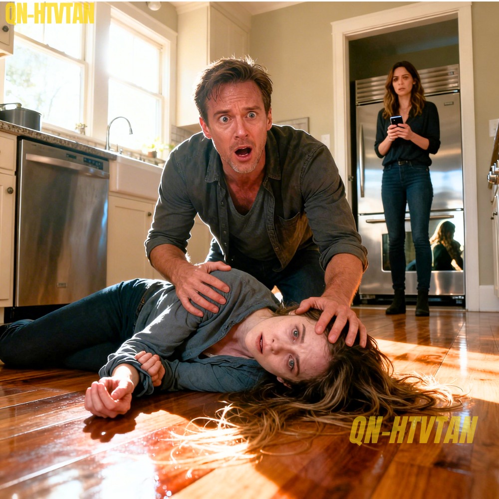 I came home to find my wife collapsed on the floor, barely able to breathe. My sister-in-law walked out and said, “When I arrived, she was already like this. I don’t know what happened.” But when I rewound the security footage… everything changed.