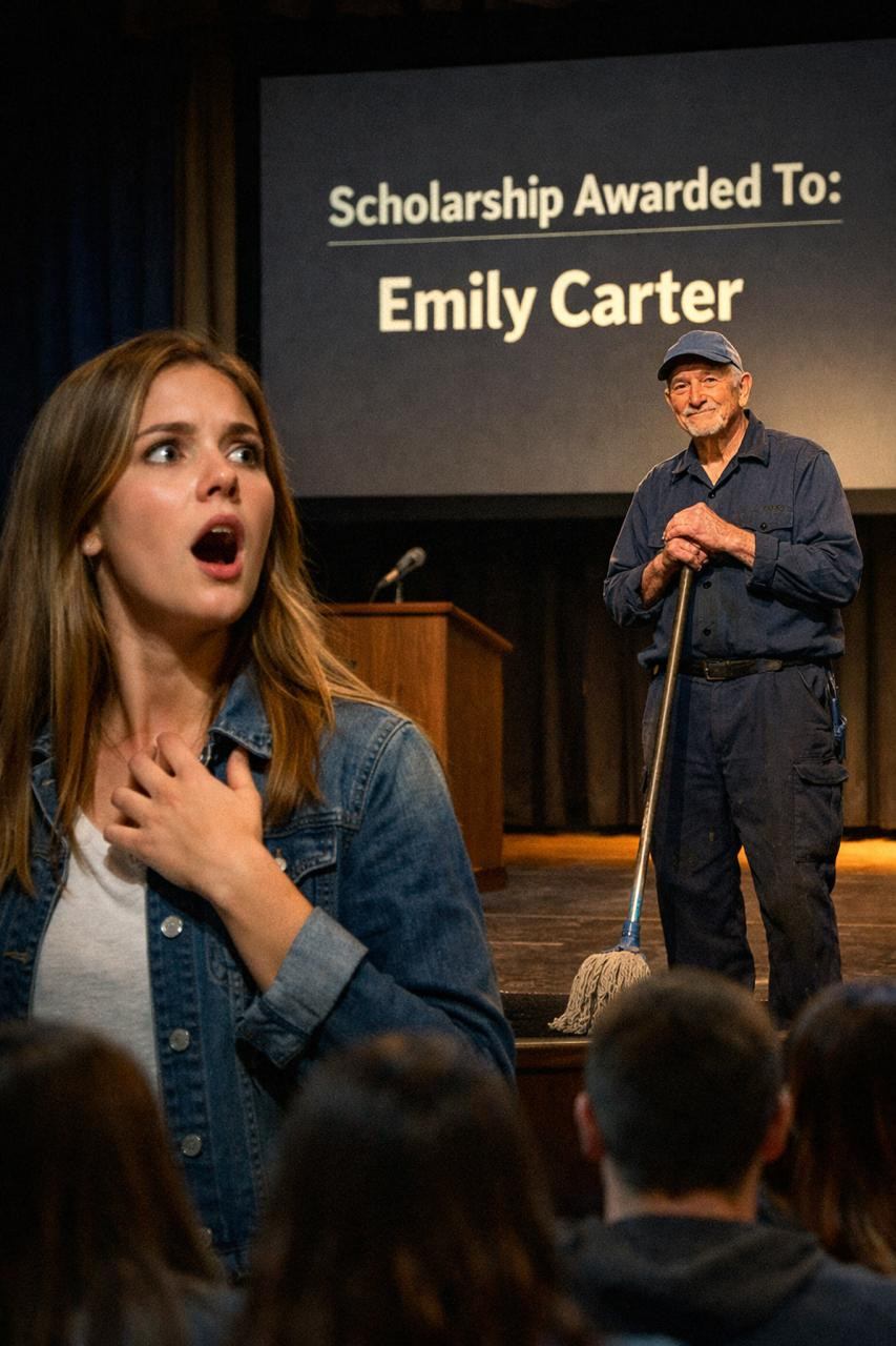 She Mocked the Old Janitor Every Day… Until She Found Out Who He Really Was