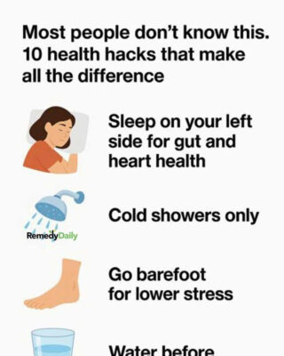Most people don’t know this. 10 health hacks that make all the difference.