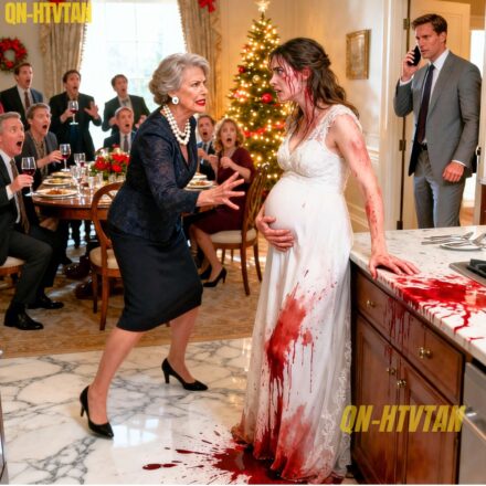 I never told my in-laws that I am the daughter of the President of the Supreme Court. When I was seven months pregnant, they forced me to cook the entire Christmas dinner alone. My mother-in-law even made me eat standing in the kitchen, saying it was “good for the baby.” When I tried to sit down, she pushed me so violently that I began to miscarry. I reached for my phone to call the police, but my husband snatched it away and mocked me: “I’m a lawyer. You won’t win.” I looked him straight in the eyes and said calmly: “Then call my father.” He laughed as he dialed—unaware that his legal career was about to end.