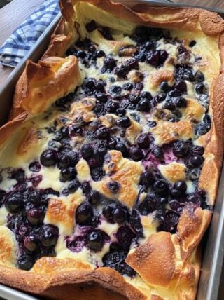 Blueberry Dutch Baby Bake