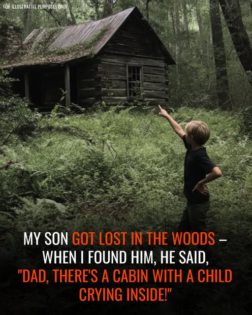 My Son Got Lost in the Woods — When I Found Him, He Said, ‘Dad, There’s a Cabin with a Child Crying Inside!’