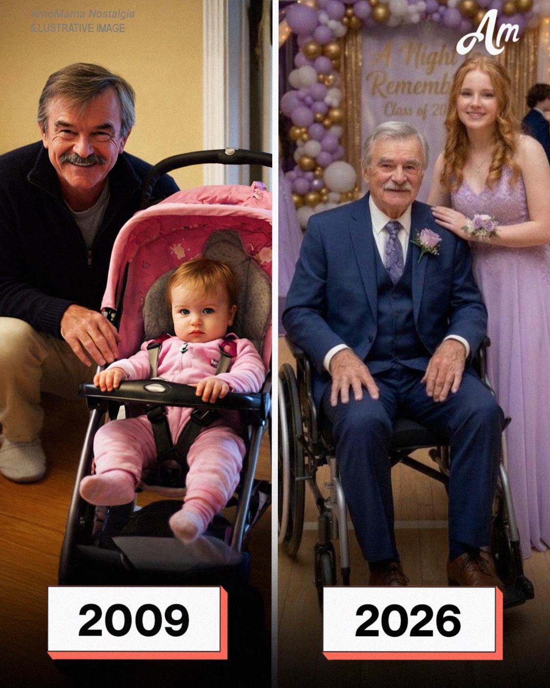 I Took My Wheelchair-Bound Grandpa to Prom After He Raised Me Alone – When a Classmate Made Fun of Him, What He Said into the Mic Made the Whole Gym Go Silent